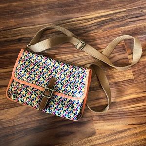 Fossil patterned crossbody bag / purse